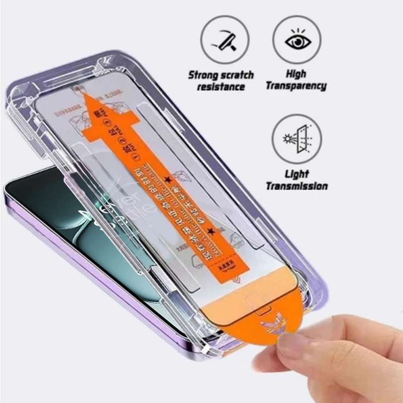 1/2/3/4 قطعة ل Oneplus ACE 6 الزجاج Oneplus ACE 6 الزجاج المقسى جديد خالية من الغبار غطاء كامل الغراء لواقي الشاشة Oneplus ACE 6 #2