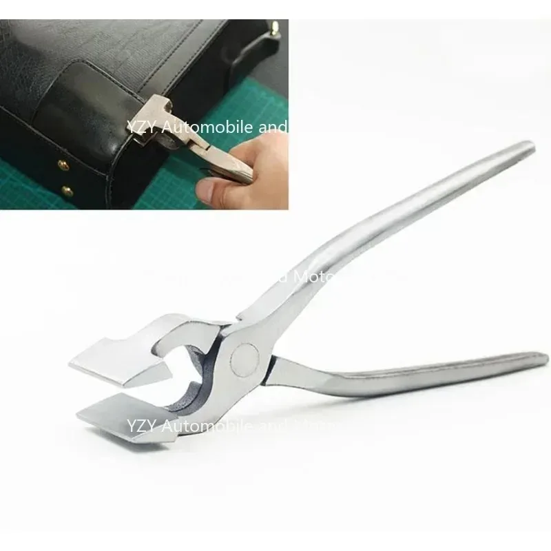 1pc New Leather Edge Adjustment Press Flatten Plier Clamp For Leather Bag Cloth Belt DIY Hand Tools Fixed Clamp Pliers