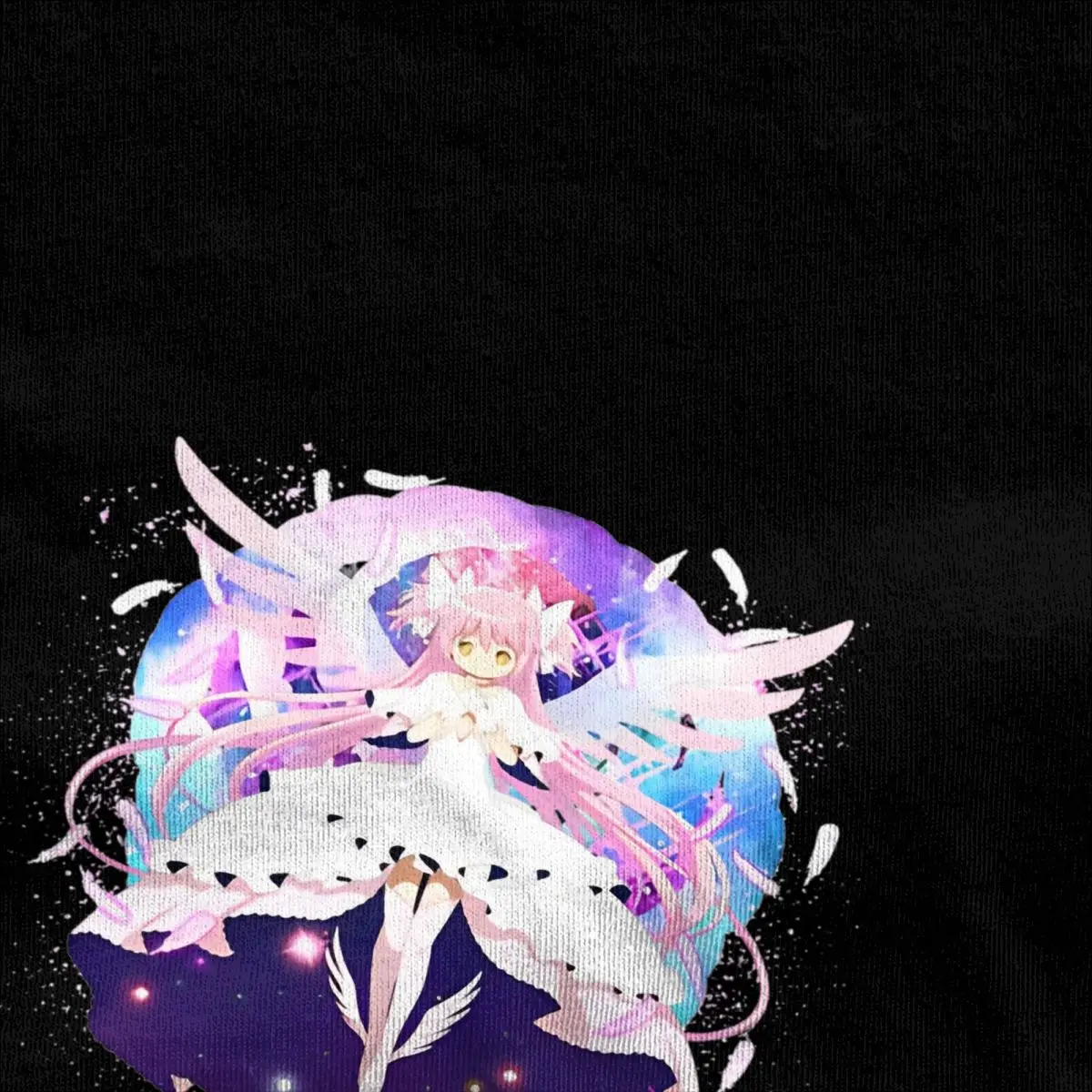 خمر في نهاية المطاف مادوكا ماجيكا أنيمي تي شيرت للرجال والنساء ، تي شيرت من القطن الخالص ، قمم فكرة ، هدية