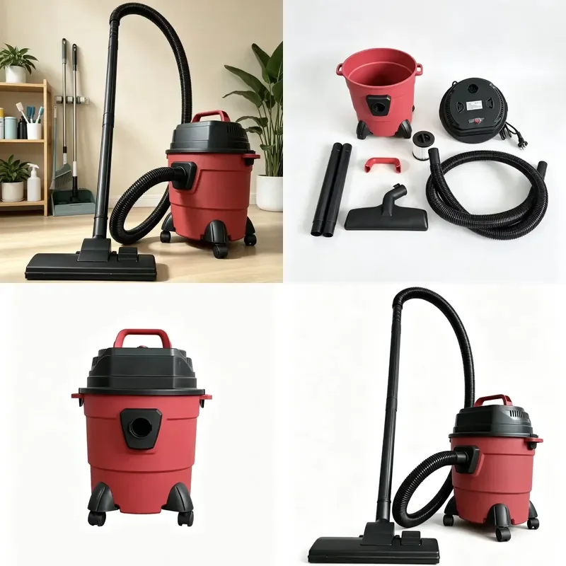 for 15L 1200W Washer Cleaning Machine Carpet Canister Dry Blow Barrel Suction Plastic Home Car Use Vacuum Cleaners