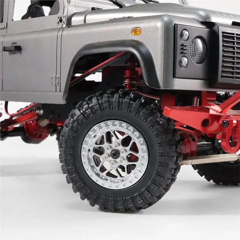 CYGJ-Rc 70Mm Plastic Beadlock Tire For Mn D90 Mn98 Mn99s Mn300 Wpl C24 C34 B14 B24 Rc Crawler Truck Off Road Upgrade Parts