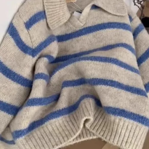 캐시미어 니트 가을겨울 긴팔 레이디스 캐시미어 긴팔 칼라 풀오버 여성용 니트 스웨터 니트 스웨터 니트 가을겨울 긴팔 레이디스 니트 