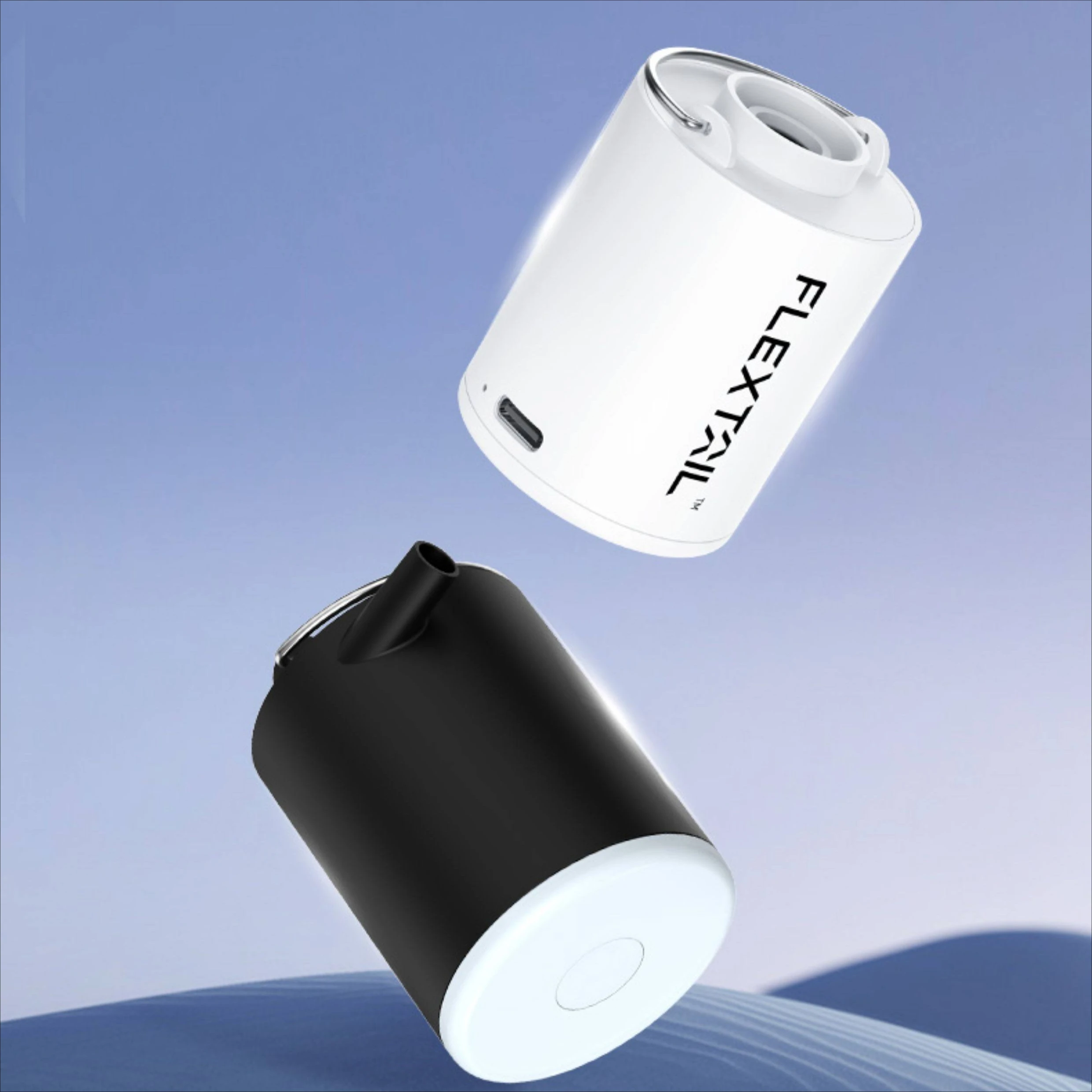 FLEXTAIL TINY PUMP X  Outdoor Portable Mini Inflator Pumps Camping Sleep Pad Inflation Deflating Electric Lighting Air Pump