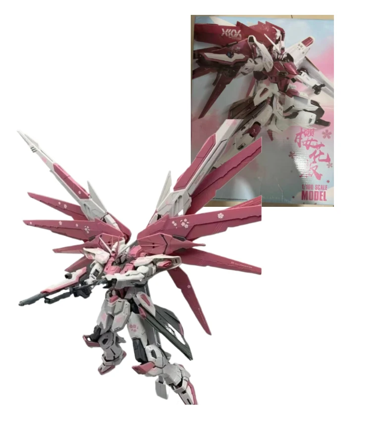 

Mg Cherry Blossom Freedom 2.0 Magic Change 1/100 With Cherry Blossom Water Stickers Assembie toys