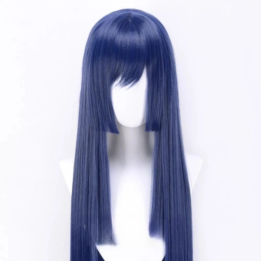Hypnosis Mic -Division Rap Battle Tohoten Otome wig 115cm Blue Straight Long Synthetic High Temperature Hair Cosplay Wigs