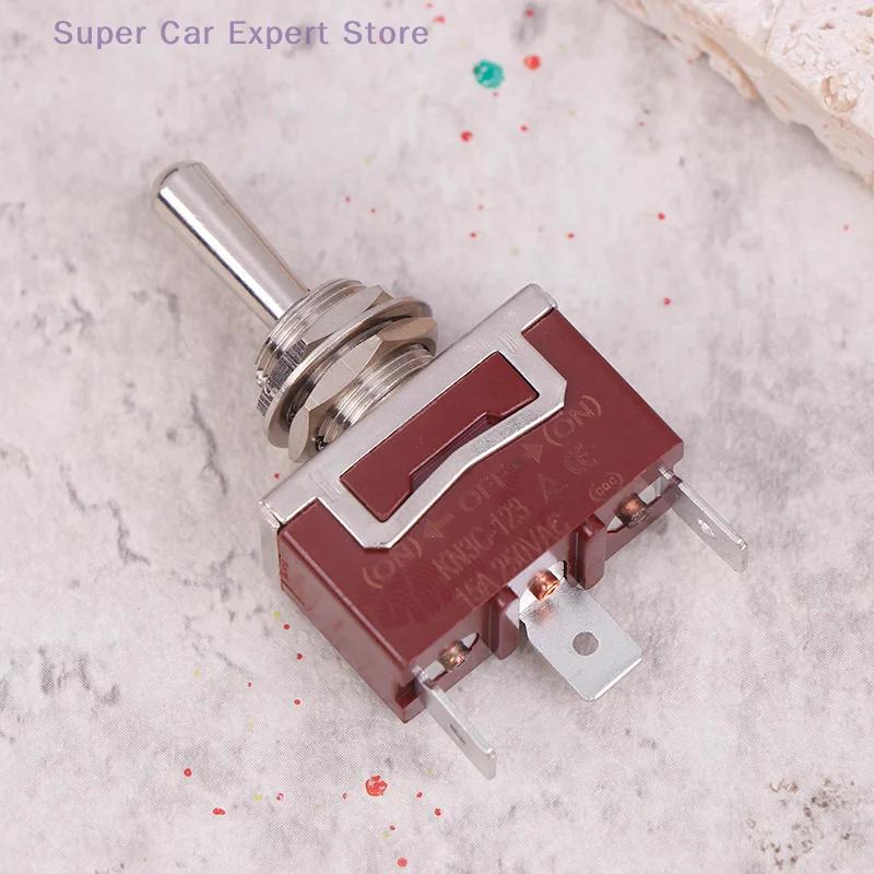 

Heavy Duty Marine Waterproof Toggle Switch 12V DC 30A 250V AC 15A SPST with Weatherproof Boot Cover for Boats 3 Pin On/Off