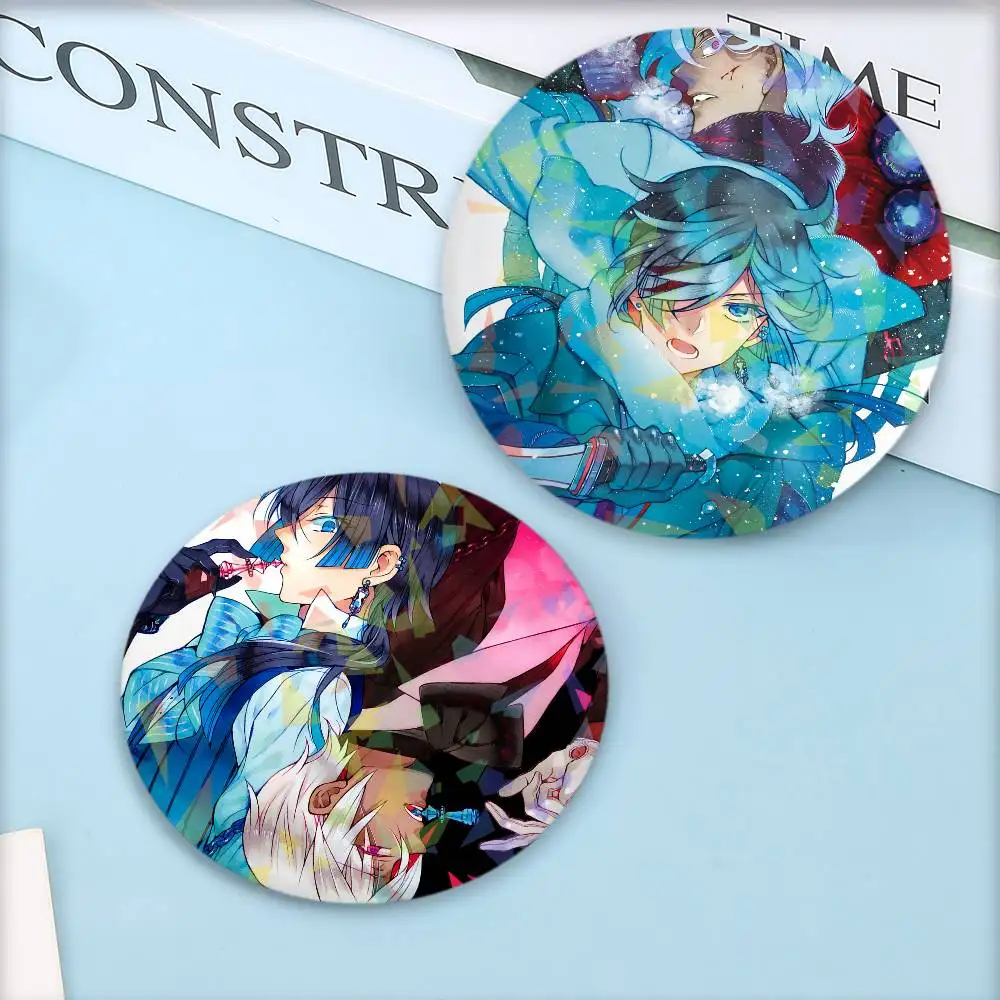 Animation The Case Study of Vanitas Button Pins Backpack Clothing Decor Brooch Cartoon Science Fiction Badge Laser Jewelry