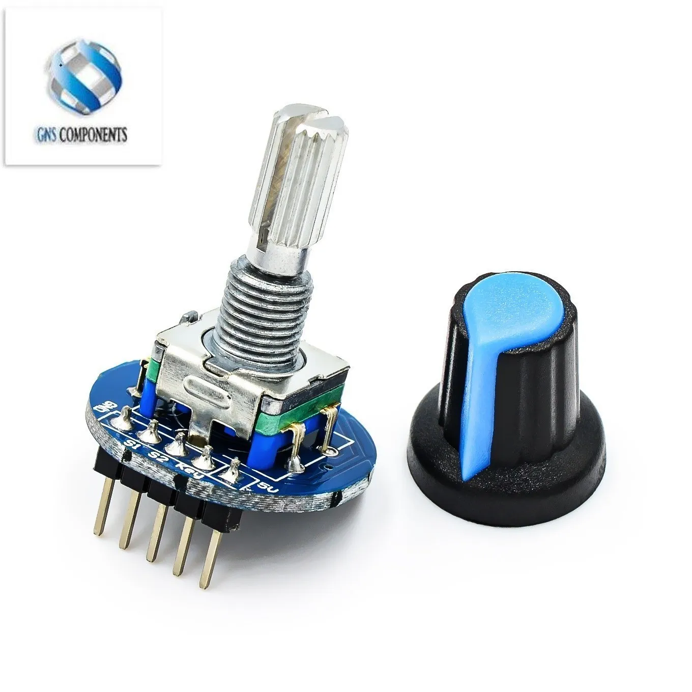 Rotary Encoder Module Brick Sensor Development Round Audio Rotating Potentiometer Knob Cap EC11 for Arduino