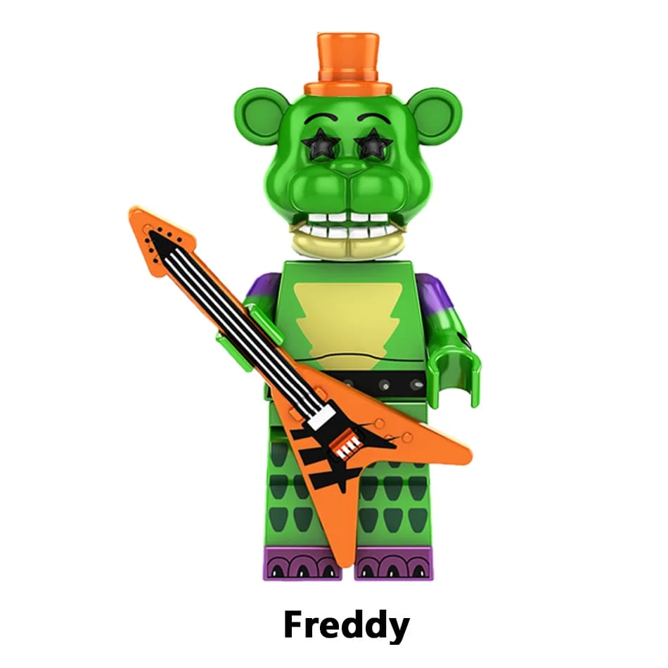NEW FNAF Nights Game Figure Mini Figures Building BlocksSkeleton Thriller Gift Toys