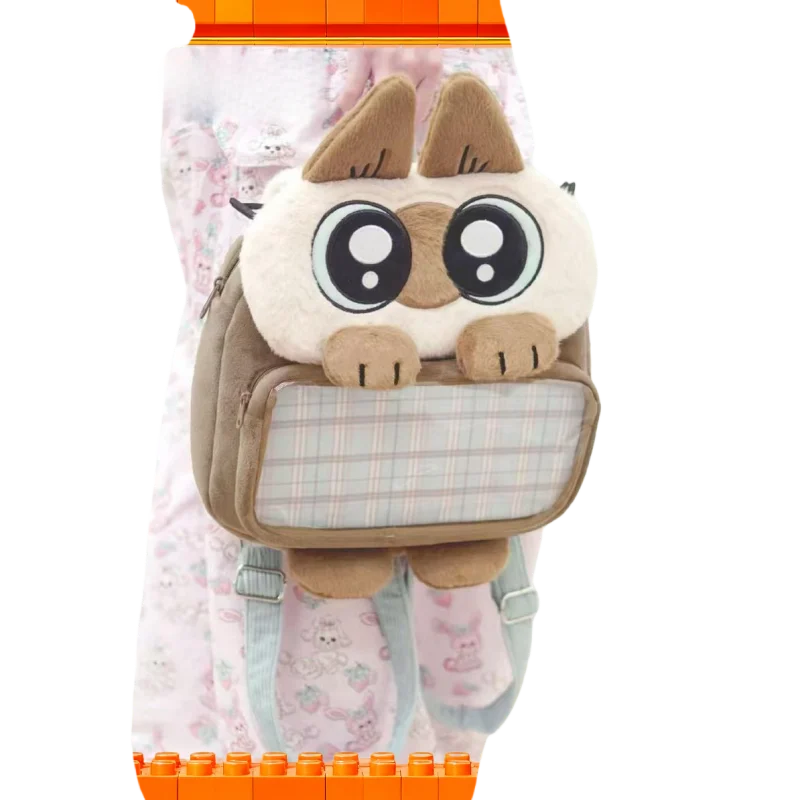 2026 azuki o gato siamês azukisan mochila de pelúcia dos desenhos animados-grande capacidade na moda itabag boneca mochila brinquedo fãs presente