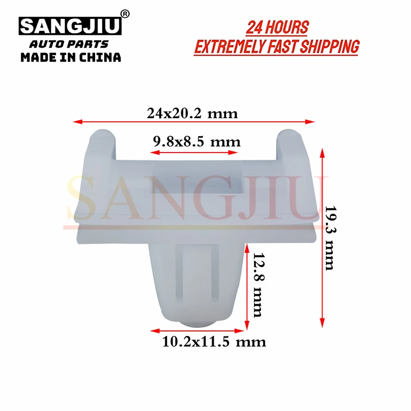 

20Pcs Clips Anti-scratch Trim Panel Compatible With For Toyota Alphard Sequoia Previa