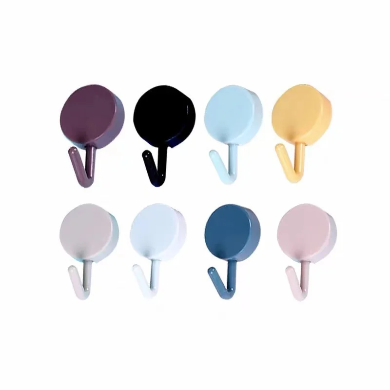 Colorful Adhesive Hooks Cute Utility Hooks Key Hooks For Wall Decorative Hook Wall Mount