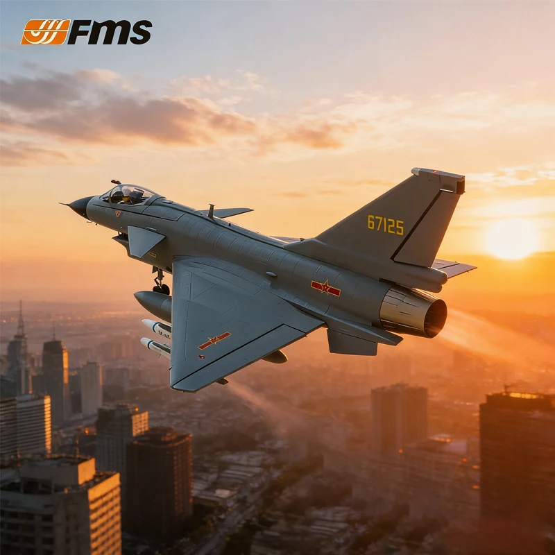

FMS 64mm J-10 National Day commemorative version remote control electric aircraft fixed wing outdoor assembly foam RC adult toy