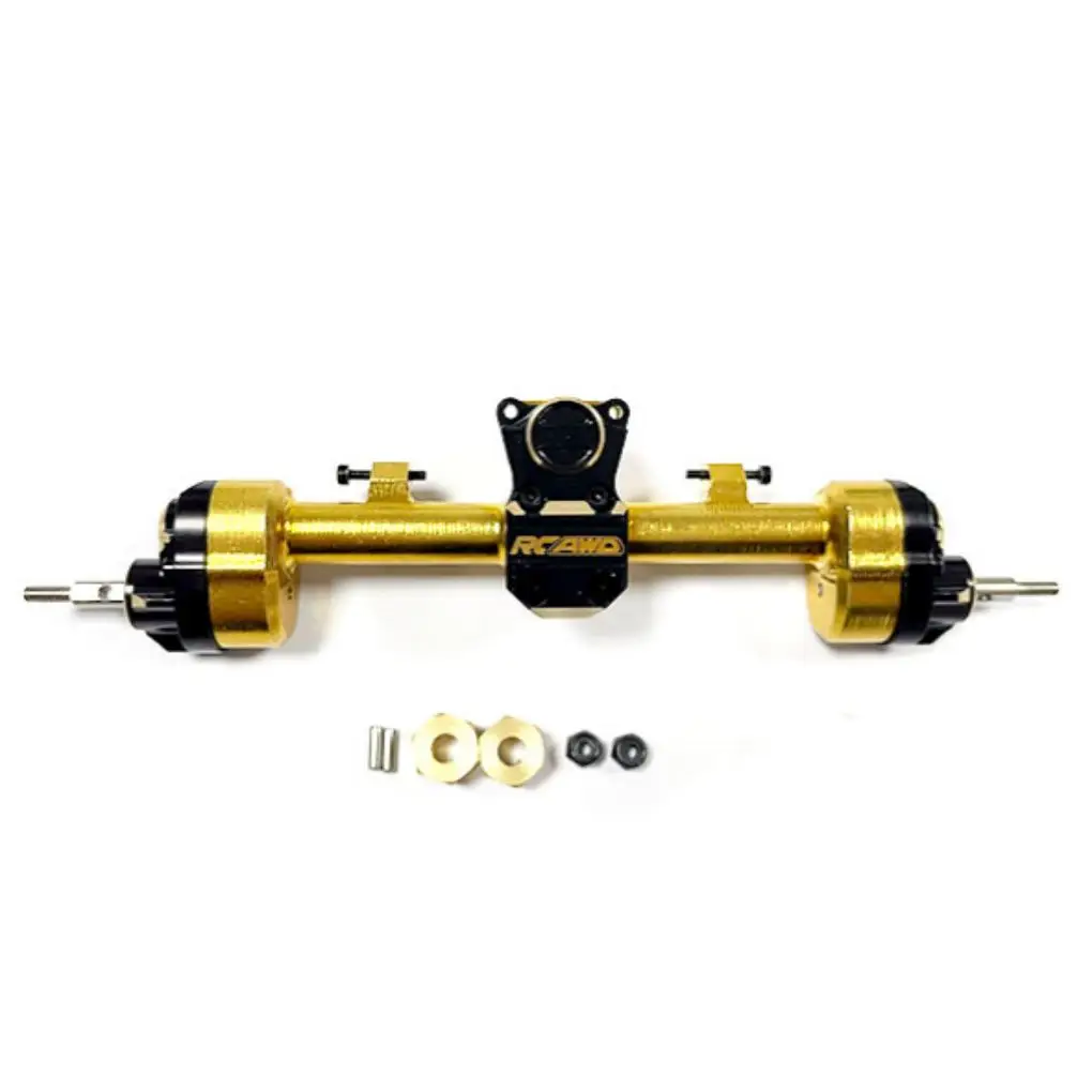 

1piece 1/24 Rear Axle RC Upgrade Part Brass CNC Rc Rear Axle For Axial SCX24 RC Car Part RC Car Accessories Replacement