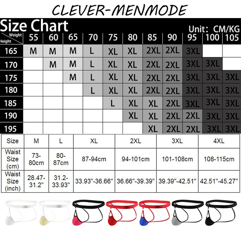 Mens Sexy Removeable Bugle Pouch Thong Fashion Ice Silk T-Back For Male Low-rise Hollow Out Underwear