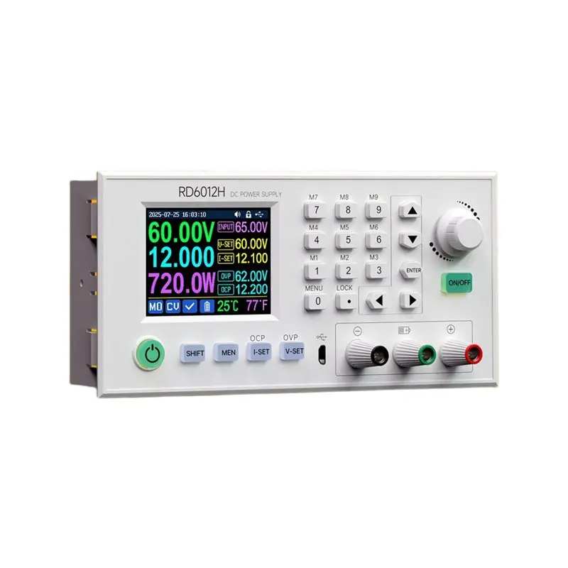 A73E-RD6012H DC Step-Down Power Supply 60V 12A DC To DC Adjustable Buck Boost Module Firmware Upgrade Support