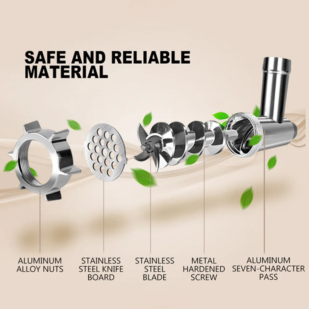 Máquina de picar carne multifuncional doméstica automática