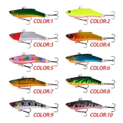 VIB Señuelo hielo 7 cm 16g – Pluma giratoria y jig buceo