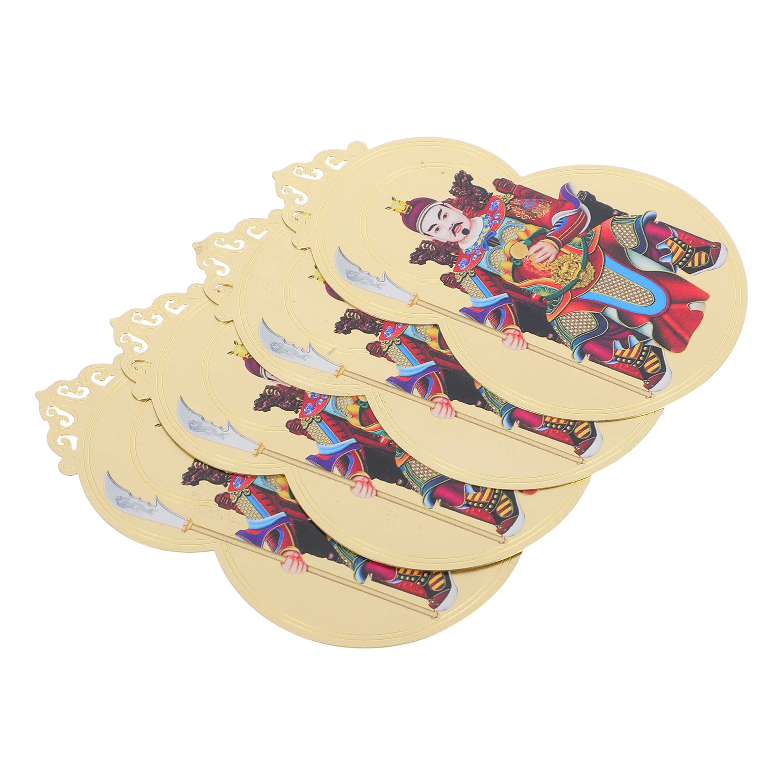 

4Pcs 2026 Tai Sui Amulet Cards Feng Shui Chinese Good Luck Charm Blessing Protection Lunar New Year Happy New Year Card