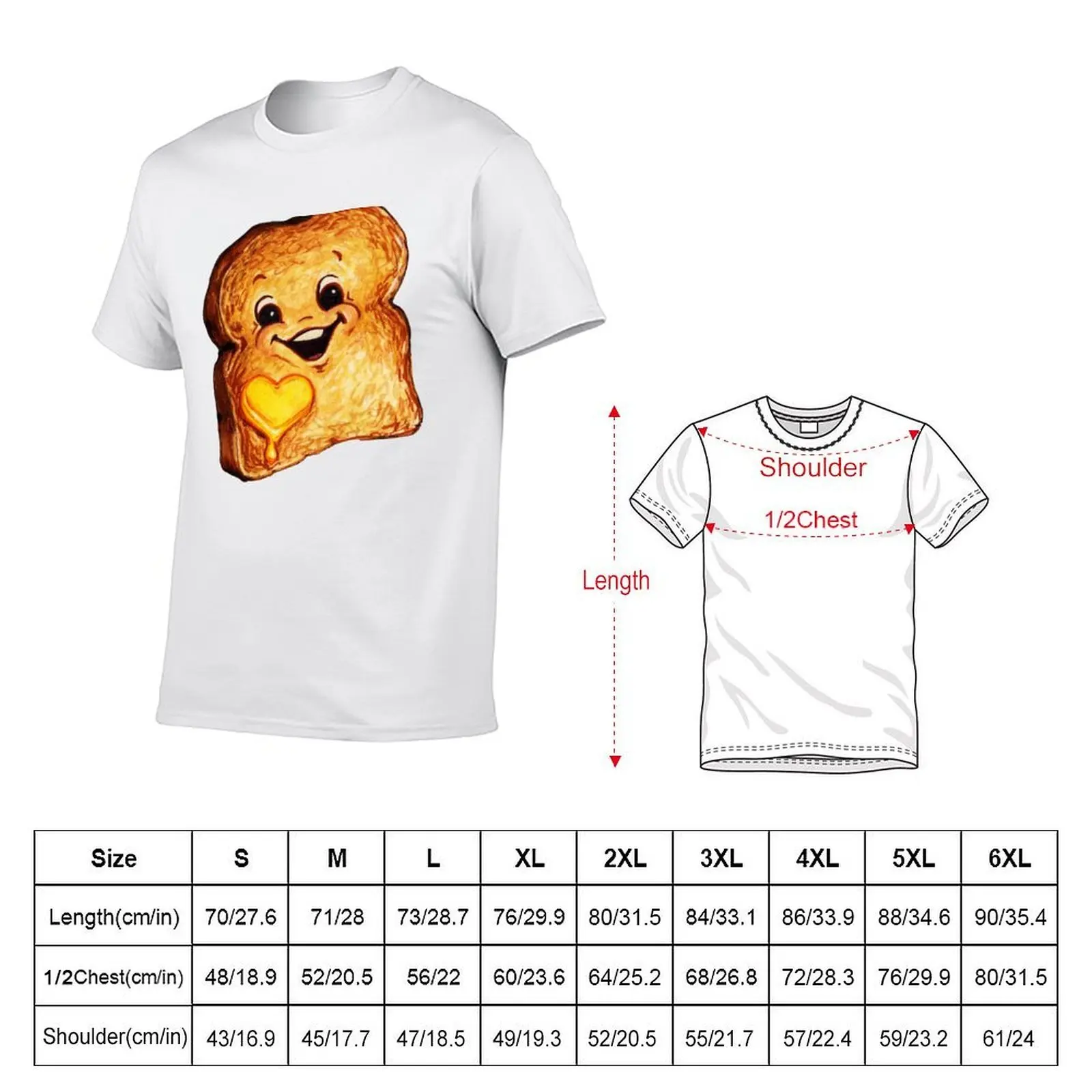 Toast T-Shirt man clothes vintage shirts men graphic