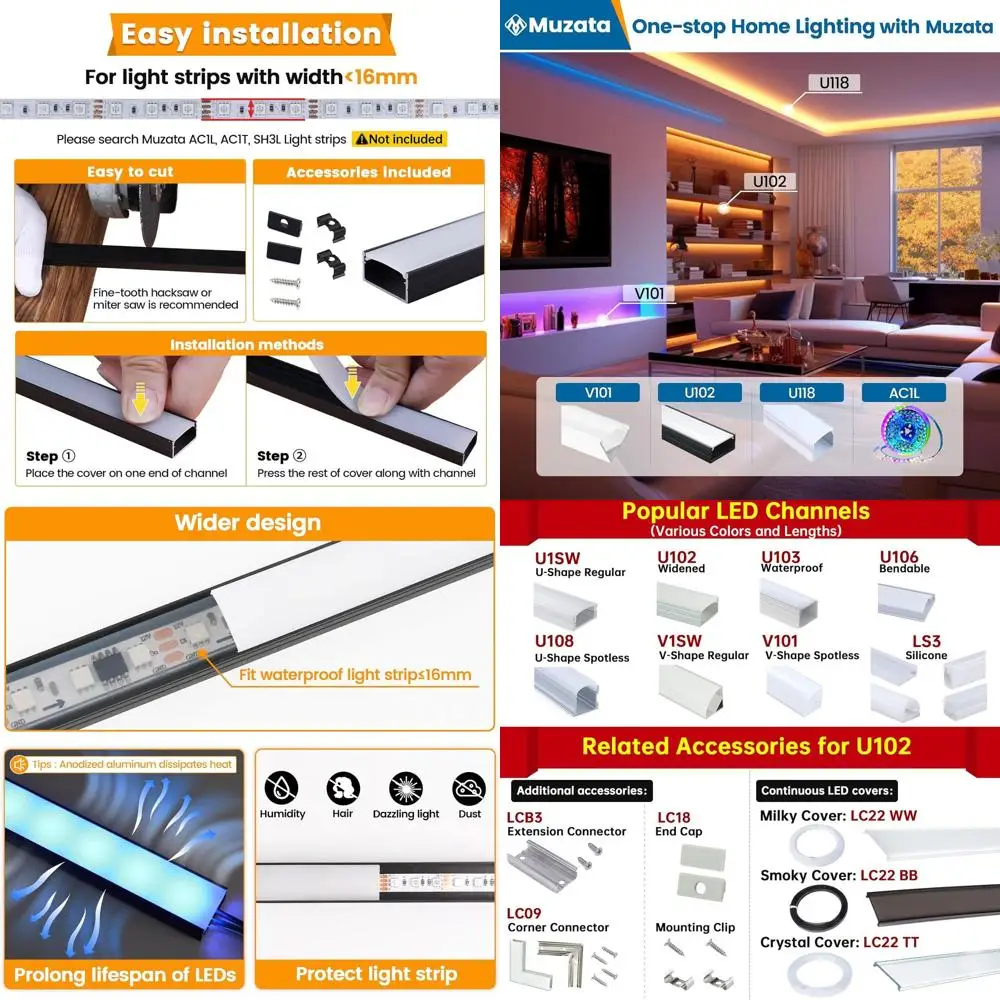 3.3T/1M Wider Led C…