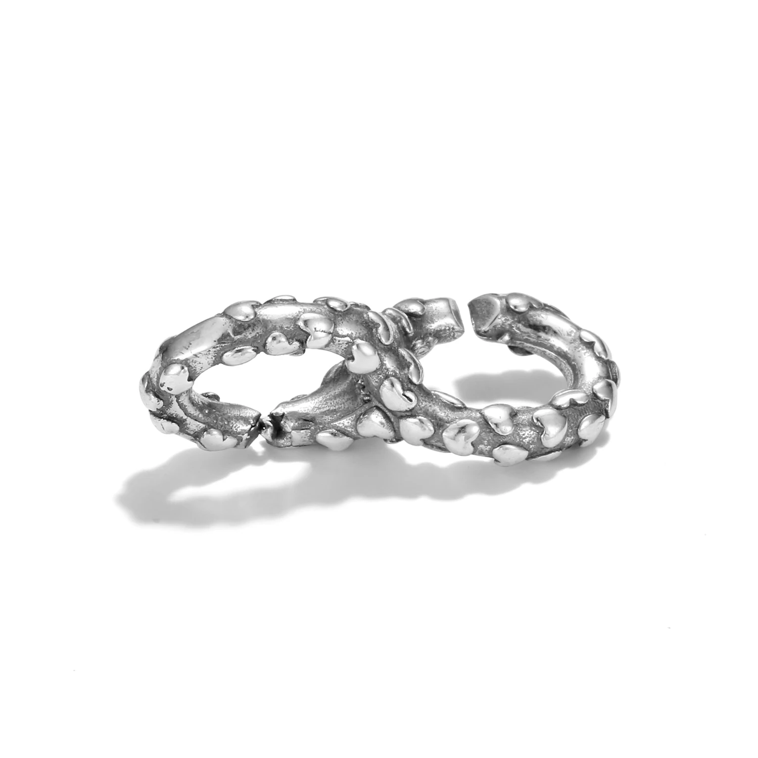 Lucky Clover shape 925 Sterling Silver beads Fit fine Unisex X Rubber Bracelet Bangle For Women Men Top quality beads image 3