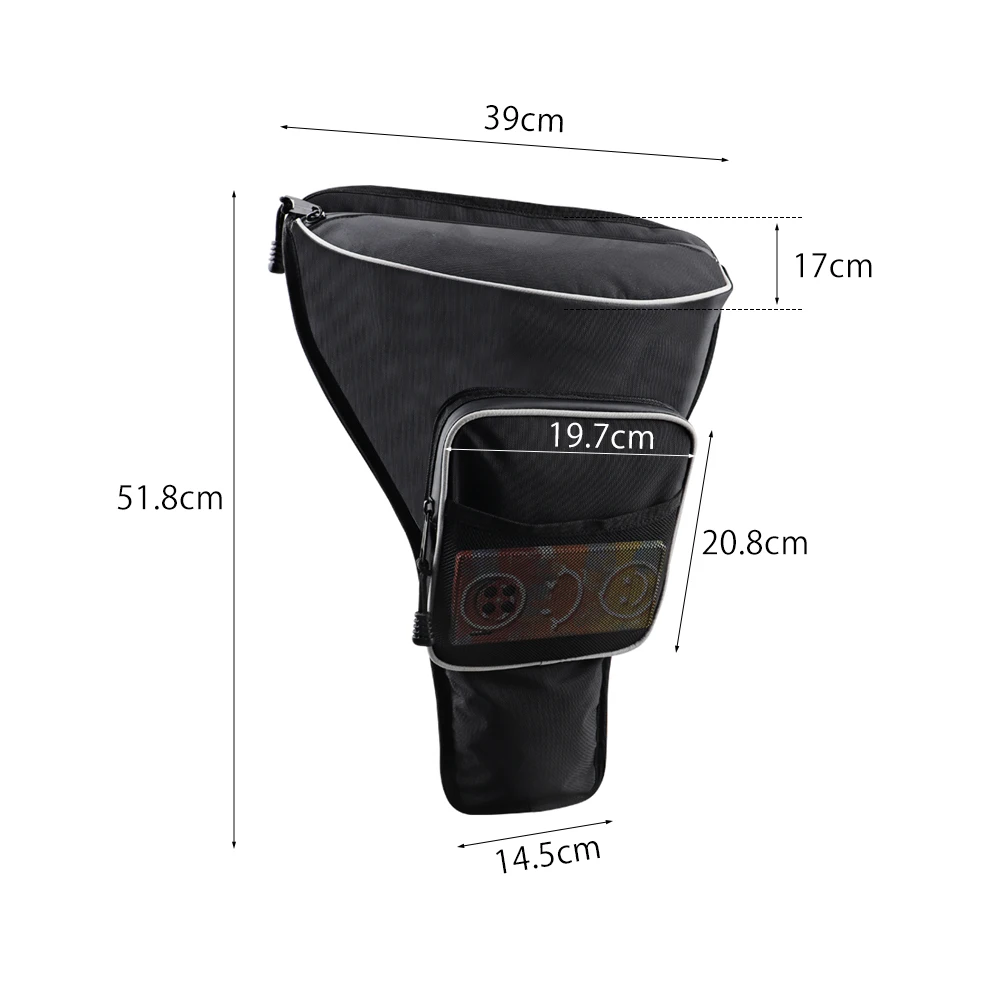 UTV Seat Center Shoulder Console Storage Tool Kit Bag with Multiple Pockets for Can Am Maverick X3 MAX XRS XDS Turbo 2017-2025