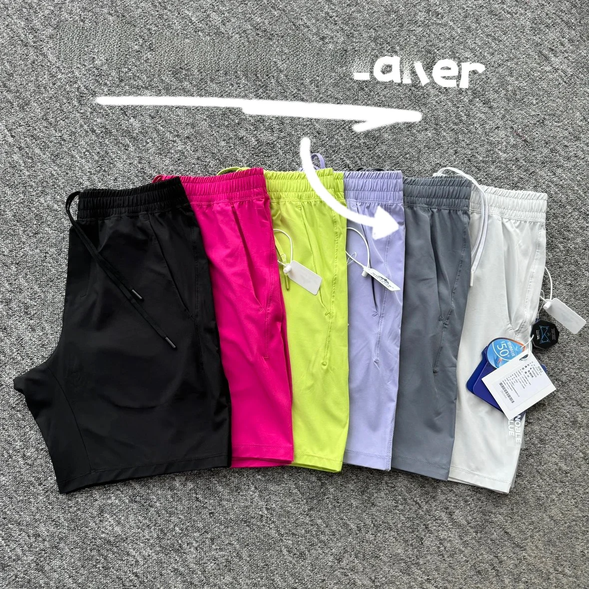 Lulu Replacement Qui Dry Outdoor Sports Fitn Men's Casual Beach orts Breathable Comfortable Polyester Fiber Summer