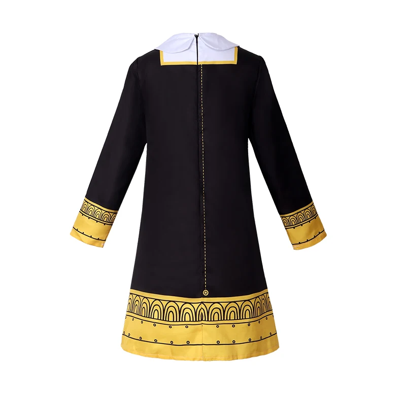 Anime SPY Cosplay Anya Forger Cosplay Costume Doll Dress Horn Family Headwear Full Set Halloween Costumes for Adult Kids