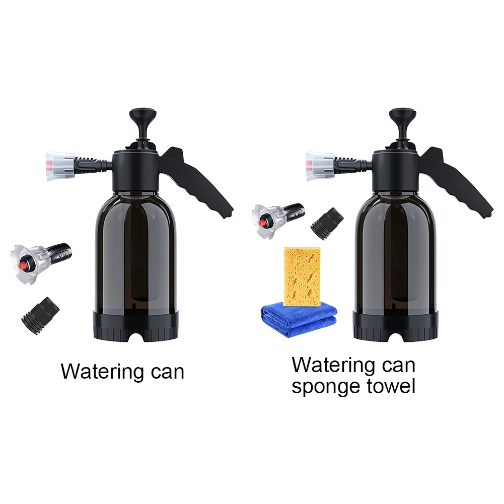 

2л ручной распылитель пены с 2 типами насадок, пневматическая мойка, распылитель для мойки автомобилей высокого давления, инструмент для домашней уборки автомобиля