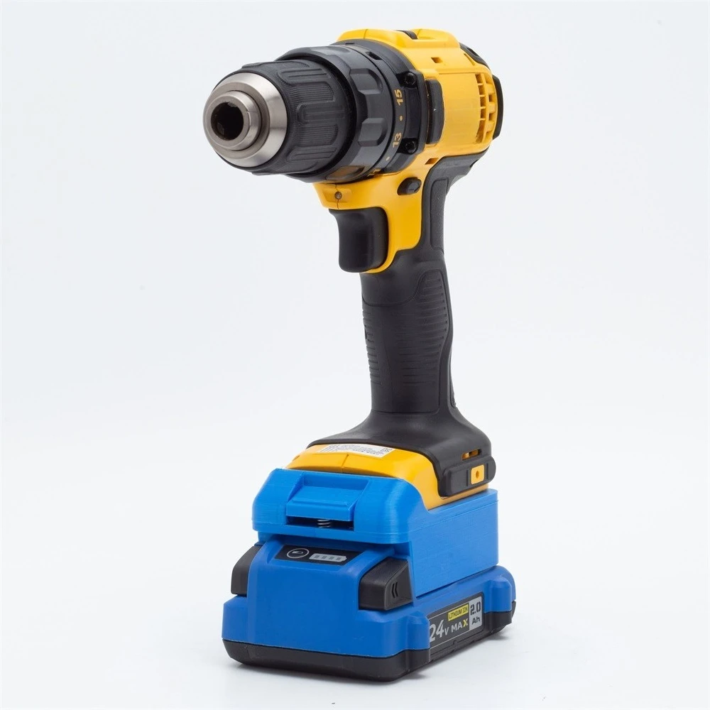 

Адаптер для аккумуляторов Kobalt 24V MAX (литий-ионный) для инструментов DeWalt 18V/20V (только адаптер)