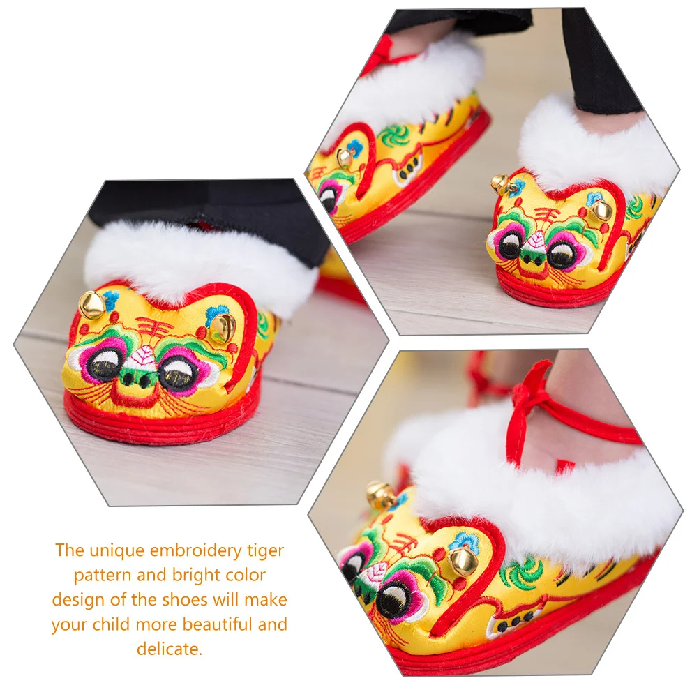 

Coral Fleece Girl Slip Sole Toddler Walking Babies Toddler Walking Shoes Decorative Toddlers Shoes Child Footwear