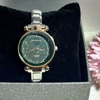 Round Fashion Casual Quartz Watches Black Brown  Women Men Stainless Steel Width 9mm Starp Party Birthday Gift Men Women