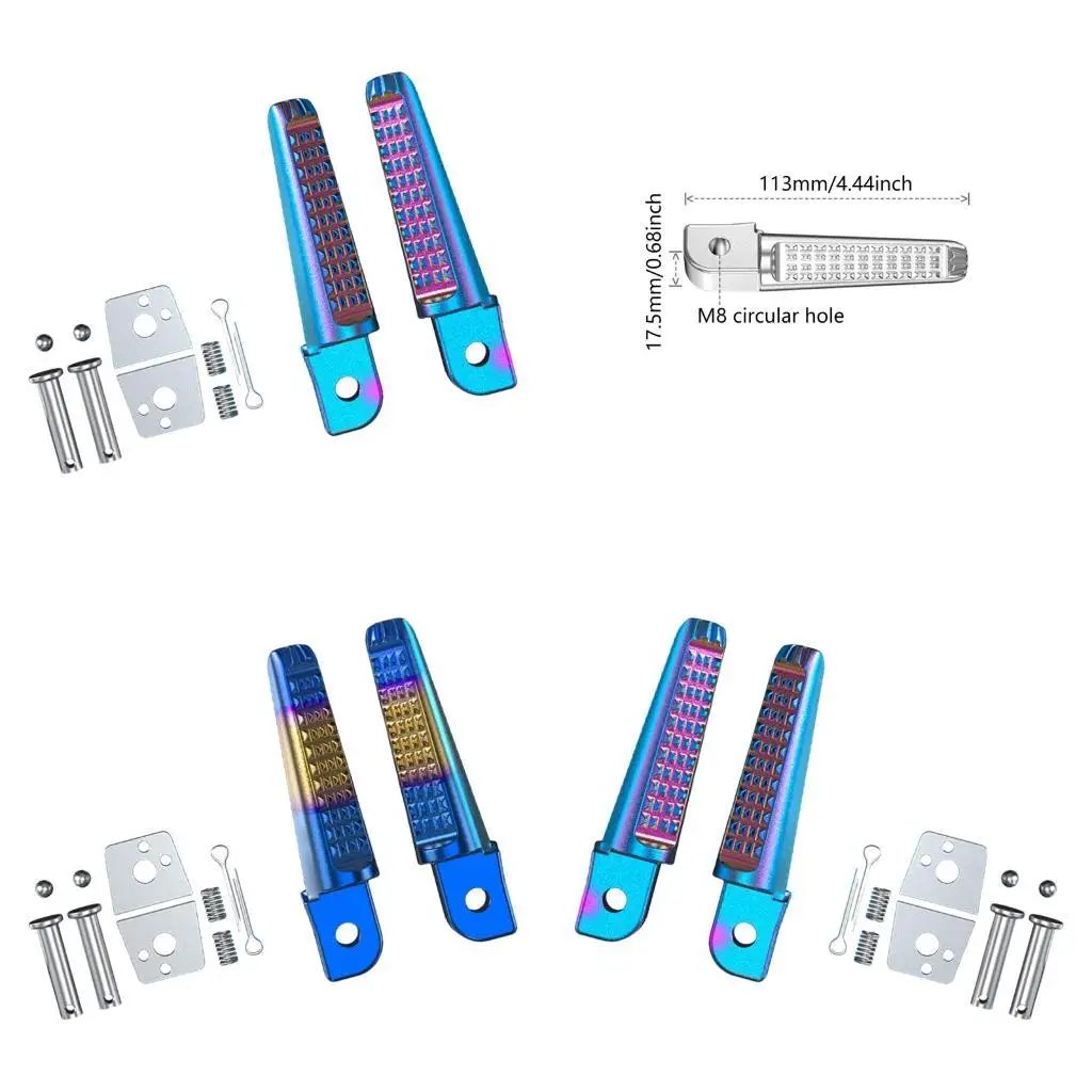 

02DE Motorbike Accessories Aluminum Footpeg Support for 150 CB190R Foot Pegs