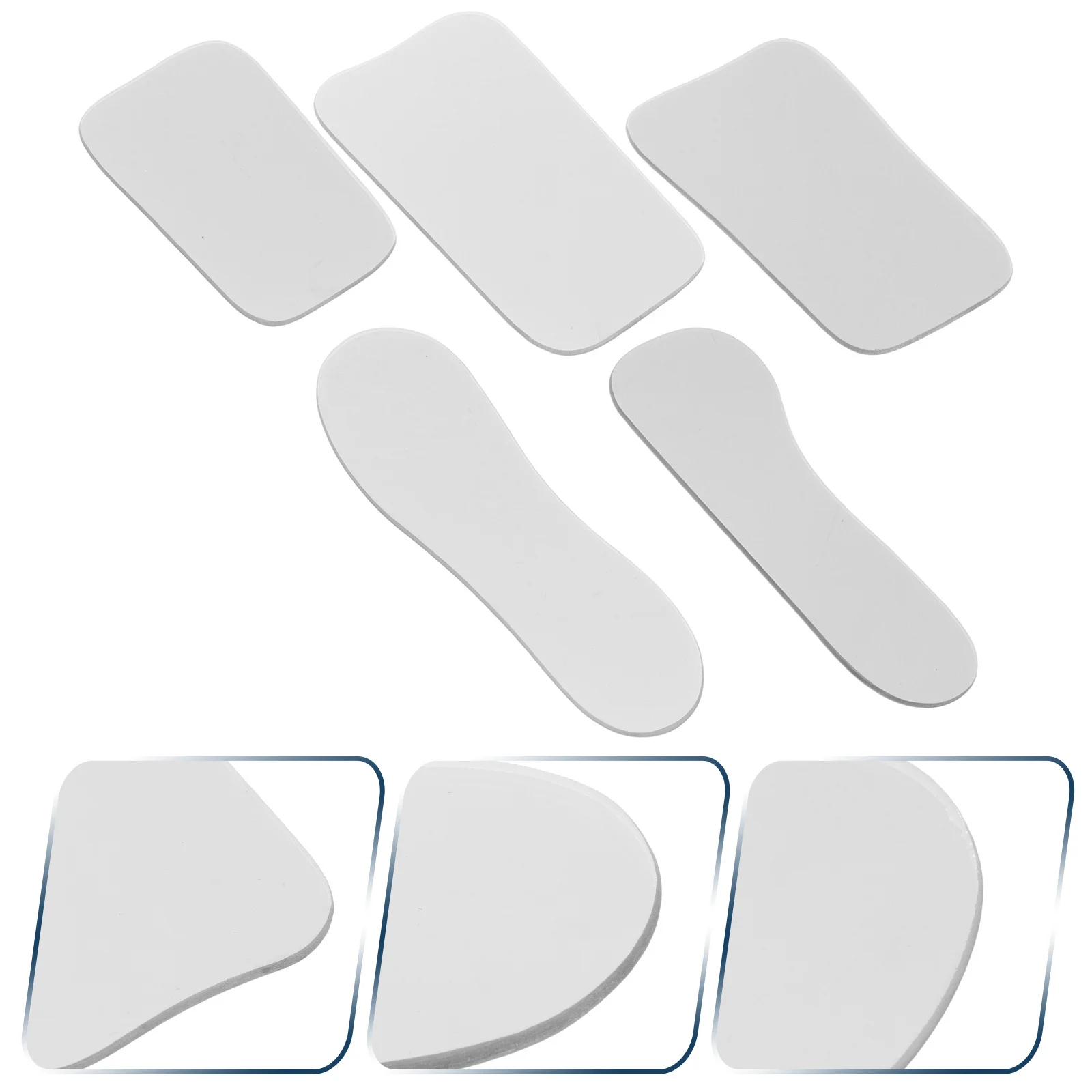

5pcs Mirror Professional Glass Dental Mirror For Home Clinic Use Outdoor Sports Injury Examination Tool