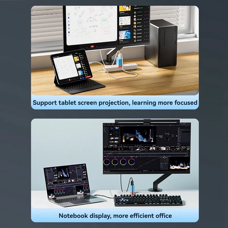 Switch Dock For Nintendo Switch 3-In-1 Fast Charger Portable TV Docking Station 4K -Compatible For Laptop Ipad Phone US Plug