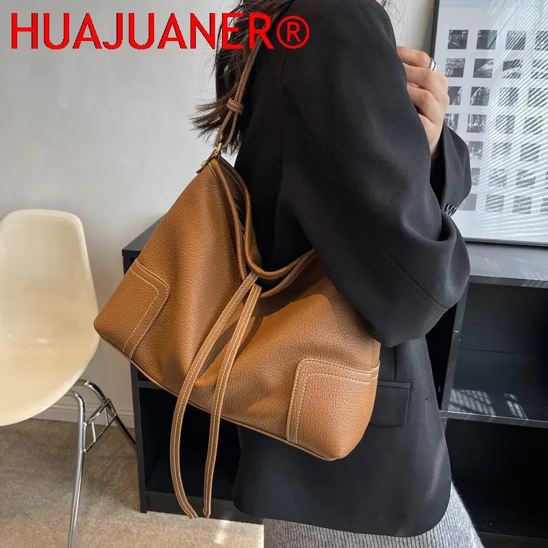 

Hobo Bags for Women 2023 Winter Trend Vintage Designer Leather Zipper Shoulder Crossbody Bag Handbags and Purses