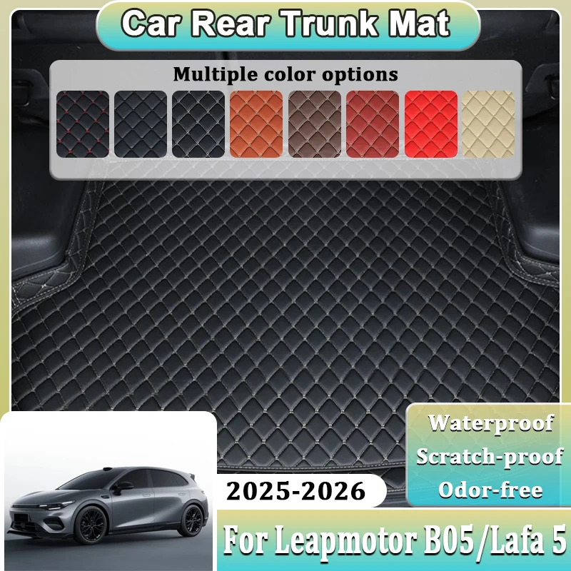 Kofferraummatte für Leapmotor B05 Zubehör Lafa 5 2025 2026 Auto Anti-Schmutz Kofferraumeinlage Teppich Polster Innenzubehör