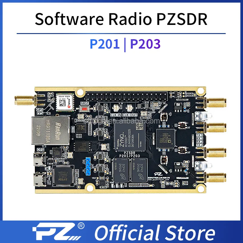 PuZhi P201 PZSDR ZYNQ7020 XC7Z020 AD9361 Pluto Openwifi Hackrf One Sdr Placa de desarrollo Hack RF