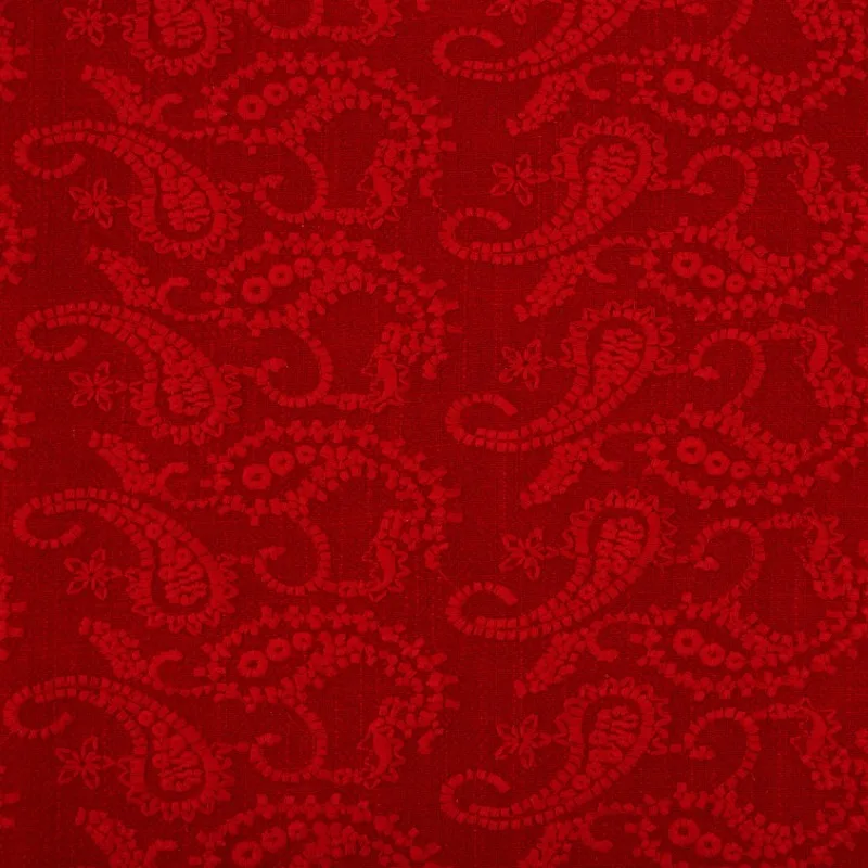 

Cotton Linen Embroidered Fabric Vintage Elegant New Chinese Style for Spring Summer Qipao Hanfu DIY Sewing Accessories