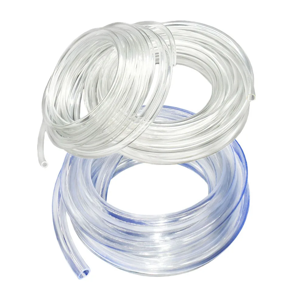 4/6/9/10/16/20/24/30mm Transparent PVC Hose Garden Watering Hose Car Wash 1/4 1/2 5/8 3/4 1