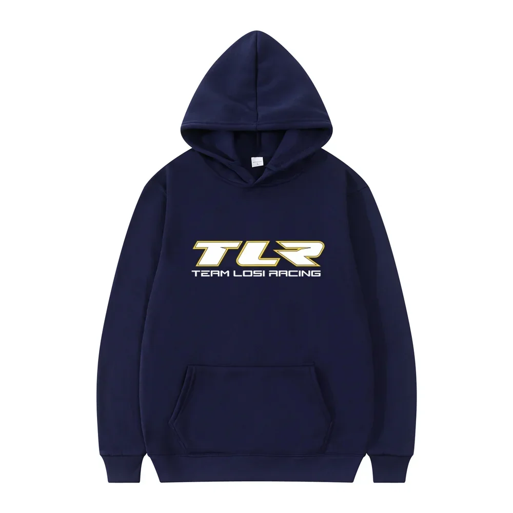 TLR Hoodie Unisex Team Losi Racing RC Car Radio Controlled Motorsport Speed Racing Retro Trendy Oversized Sport Sweatshirts