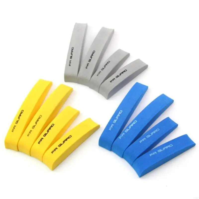 Protectores de borde de puerta lateral de coche de alto rendimiento Protector contra arañazos Protector de espuma EVA adecuado para automóviles-4 piezas