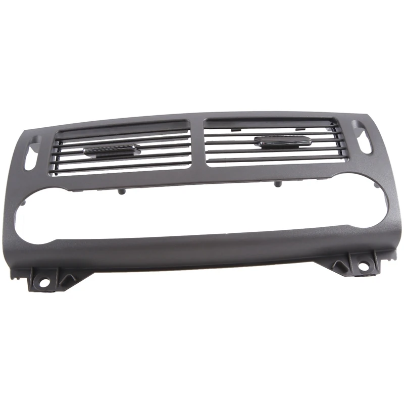 Front Central Air Conditioning Middle AC Vent Outlet Panel Cover For Mercedes Benz E-Class W211 2003-2008(Dark Gray) Parts