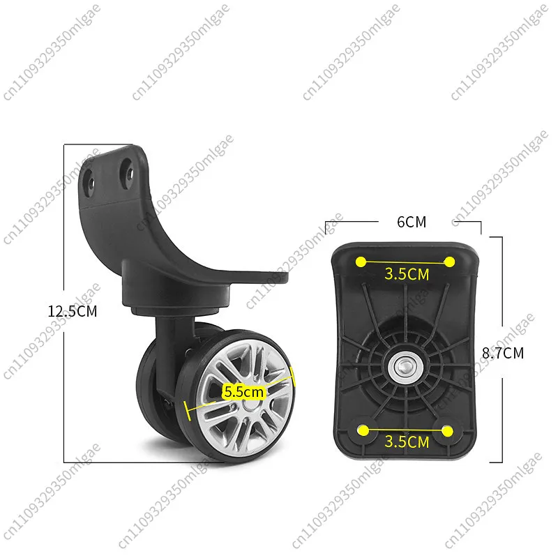 Luggage Universal Wheel Replacement BW021#, Suitcase Caster Roller Repair Parts for Travel Trolley Case