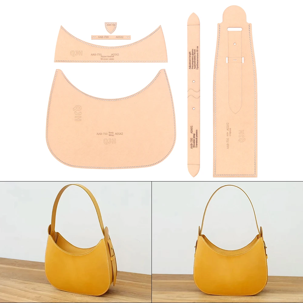 

Kraft Paper Drawing Pattern Sewing Design Pattern Pattern Underarm Bag Shoulder Bag Acrylic Mold DIY Manual Leather Craft Tool