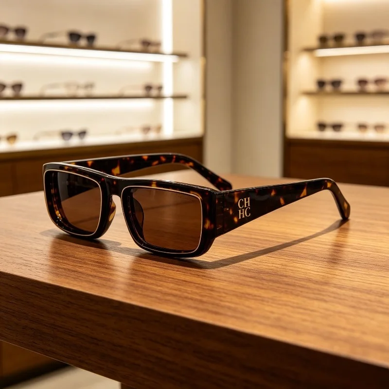Street Fashion Glasses - Occhiali da Sole Rettangolari Piccoli CHHC
