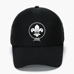 Codzienna pianka dla dorosłych FTS BOY SCOUT WOSM czapka typu Trucker Unisex casualowa siatka daszka rybacka czapka z daszkiem na plażę