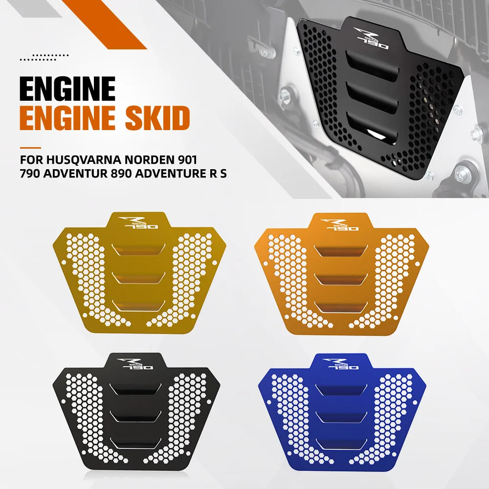

For Husqvarna Norden 901 790 Adventur Accessories 890 Adventure R S Engine Cover Protector Crap Flap Radiator Guard Protection