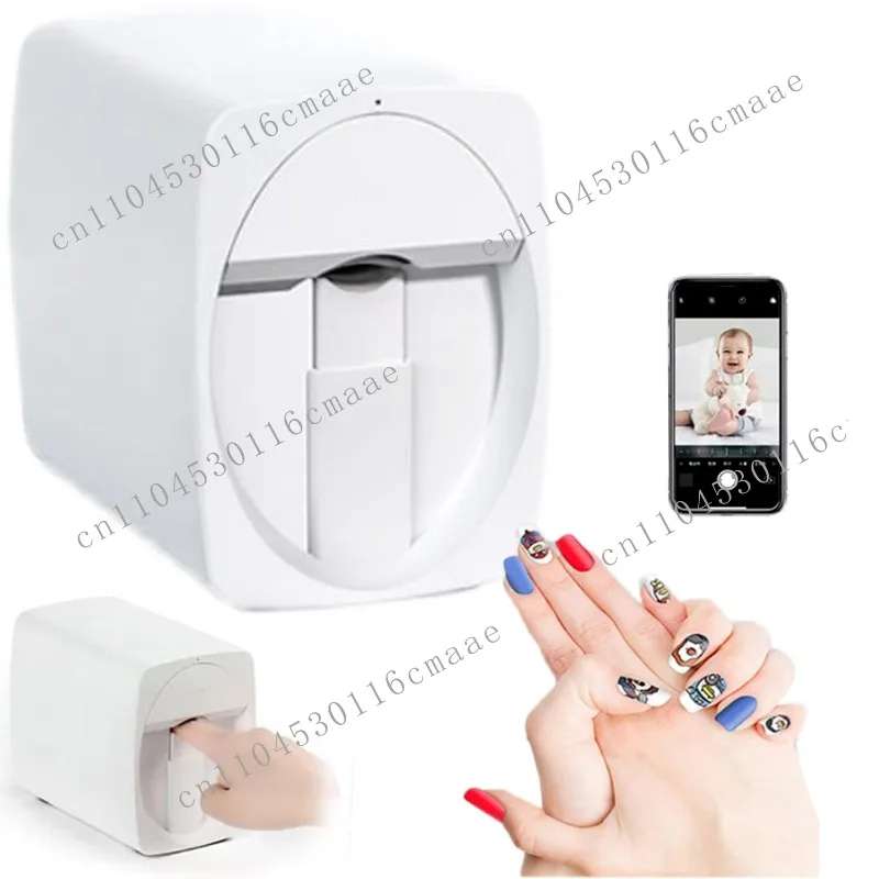 

Salon with Automatic 3D Smart Manicure Diy Digital Art Design Nail Printing Machine